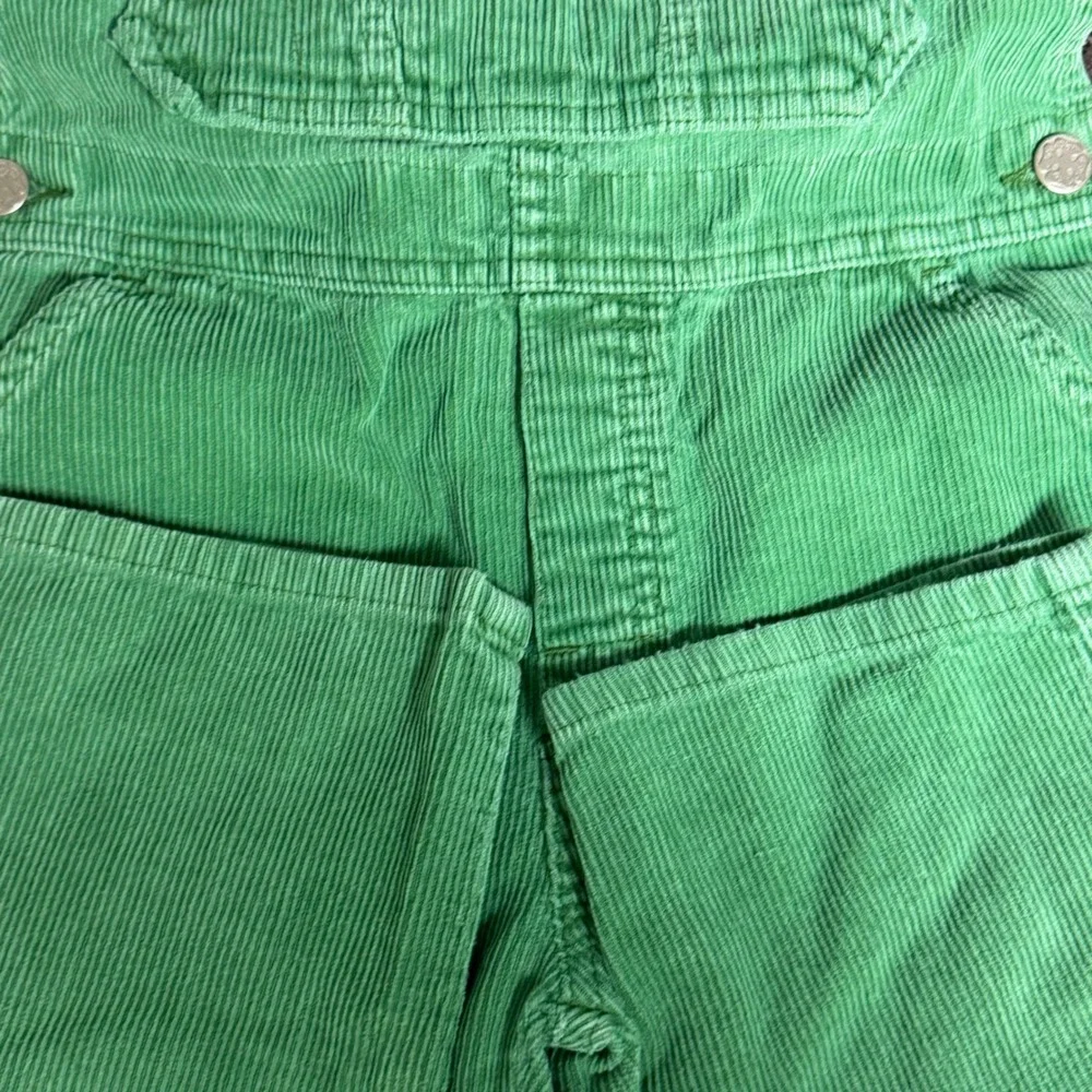 OshKosh Bgosh Kids Vintage Green Corduroy Overalls Size 5